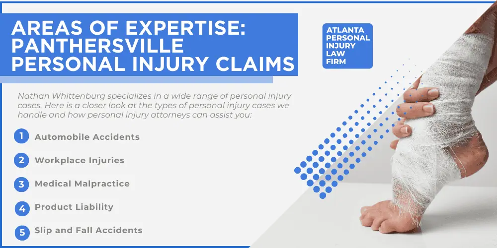 Personal Injury Lawyer Panthersville Georgia GA; #1 Personal Injury Lawyer Panthersville, Georgia (GA); Personal Injury Cases in Panthersville, Georgia (GA); General Impact of Personal Injury Cases in Panthersville, Georgia; Analyzing Causes of Panthersville Personal Injuries; Choosing a Panthersville Personal Injury Lawyer; Types of Personal Injury Cases We Handle; Areas of Expertise_ Panthersville Personal Injury Claims