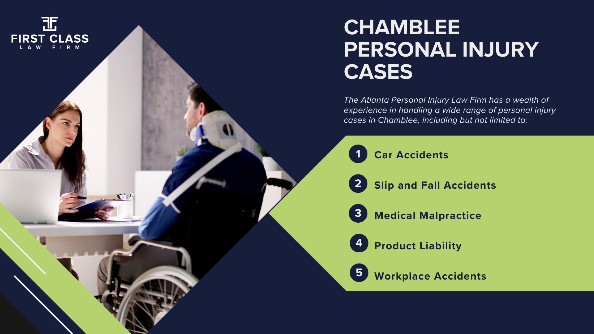 Personal Injury Lawyer Chamblee Georgia GA; #1 Personal Injury Lawyer Chamblee, Georgia (GA); Personal Injury Cases in Chamblee, Georgia (GA); General Impact of Personal Injury Cases in Chamblee, Georgia; Analyzing Causes of Chamblee Personal Injuries; Choosing a Chamblee Personal Injury Lawyer; Types of Personal Injury Cases We Handle; Areas of Expertise_ Chamblee Personal Injury Claims; Recoverable Damages in Chamblee Personal Injury Cases; Brookhaven Personal Injury Lawyer_ Compensation & Claims Process; Types of Compensation Available; Fundamentals of Personal Injury Claims; Cost of Hiring a Chamblee Personal Injury Lawyer; Advantages of a Contingency Fee; Factors Affecting Lawyer Fees; Steps To File A Personal Injury Claim in Chamblee, Georgia (GA); Gathering Evidence; Factors Affecting Lawyer Fees; Chamblee Personal Injury Cases; Wrongful Death Cases; Atlanta Personal Injury Law Firm_ The #1 Chamblee Personal Injury Lawyer