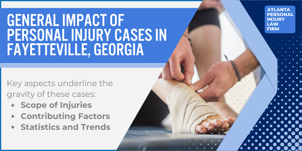 Personal Injury Lawyer Fayetteville Georgia GA; Personal Injury Cases in Fayetteville, Georgia (GA); General Impact of Personal Injury Cases in Fayetteville, Georgia