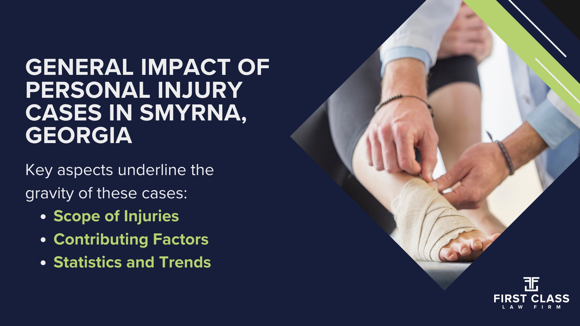 Personal Injury Lawyer Smyrna Georgia GA; #1 Personal Injury Lawyer Smyrna, Georgia (GA); Personal Injury Cases in Smyrna, Georgia (GA); General Impact of Personal Injury Cases in Smyrna, Georgia; Analyzing Causes of Smyrna Personal Injuries; Choosing a Smyrna Personal Injury Lawyer; Types of Personal Injury Cases We Handle; Areas of Expertise_ Smyrna Personal Injury Claims; Recoverable Damages in Smyrna Personal Injury Cases; Smyrna Personal Injury Lawyer_ Compensation & Claims Process; Fundamentals of Personal Injury Claims; Cost of Hiring a Smyrna Personal Injury Lawyer; Advantages of a Contingency Fee; Factors Affecting Lawyer Fees; Steps To File A Personal Injury Claim in Smyrna, Georgia (GA); Gathering Evidence; Factors Affecting Personal Injury Settlements; Smyrna Personal Injury Cases; Smyrna Personal Injury Cases