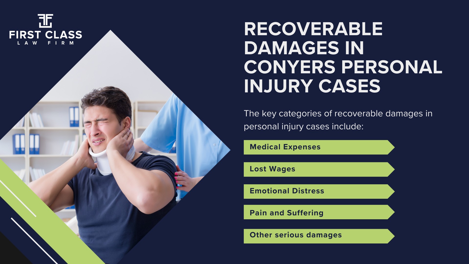 Personal Injury Lawyer Conyers Georgia GA; #1 Personal Injury Lawyer Conyers, Georgia (GA); Personal Injury Cases in Conyers, Georgia (GA); General Impact of Personal Injury Cases in Conyers, Georgia; Analyzing Causes of Conyers Personal Injuries; Choosing a Conley Personal Injury Lawyer; Types of Personal Injury Cases We Handle; Types of Personal Injury Cases We Handle; Recoverable Damages in Conyers Personal Injury Cases; Conyers Personal Injury Lawyer_ Compensation & Claims Process; Types of Compensation Available; Fundamentals of Personal Injury Claims; Cost of Hiring a Conyers Personal Injury Lawyer; Advantages of a Contingency Fee; Factors Affecting Lawyer Fees; Steps To File A Personal Injury Claim in Conyers, Georgia (GA); Gathering Evidence; Factors Affecting Personal Injury Settlements; Conyers Personal Injury Cases; Wrongful Death Cases;Atlanta Personal Injury Law Firm_ The #1 Personal Injury Lawyer Conyers, Georgia Has to Offer