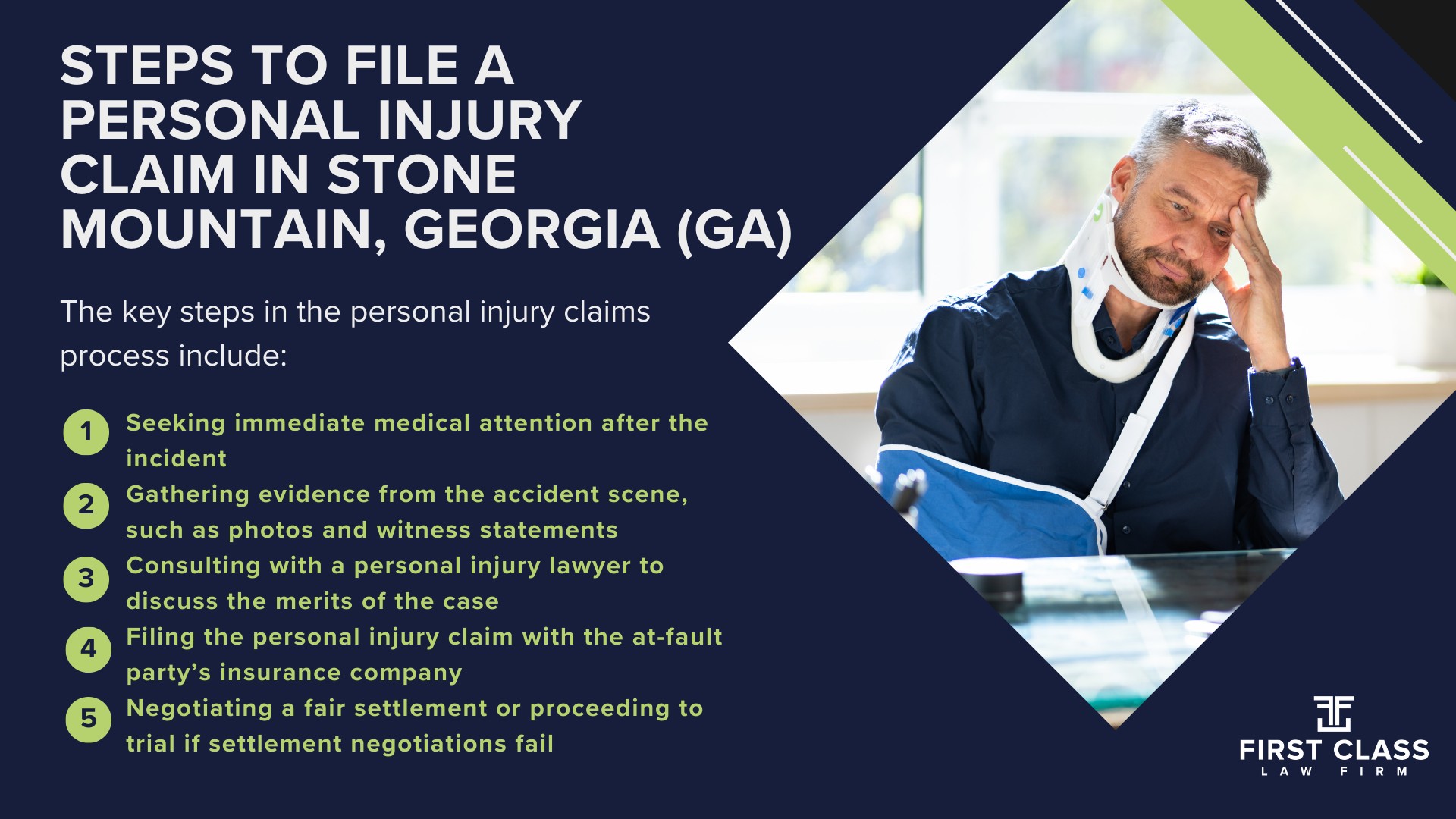 Analyzing Causes of Stone Mountain Personal Injuries; Choosing a Stone Mountain Personal Injury Lawyer; Types of Personal Injury Cases We Handle; Areas of Expertise_ Stone Mountain Personal Injury Claims; Recoverable Damages in Stone Mountain Personal Injury Cases; Stone Mountain Personal Injury Lawyer_ Compensation & Claims Process; Types of Compensation Available; Fundamentals of Personal Injury Claims; Analyzing Causes of Stone Mountain Personal Injuries; Choosing a Stone Mountain Personal Injury Lawyer; Types of Personal Injury Cases We Handle; Areas of Expertise_ Stone Mountain Personal Injury Claims; Recoverable Damages in Stone Mountain Personal Injury Cases; Stone Mountain Personal Injury Lawyer_ Compensation & Claims Process; Types of Compensation Available; Fundamentals of Personal Injury Claims; Cost of Hiring a Stone Mountain Personal Injury Lawyer; Advantages of a Contingency Fee; Factors Affecting Lawyer Fees; Steps To File A Personal Injury Claim in Stone Mountain, Georgia (GA); Gathering Evidence; Factors Affecting Personal Injury Settlements; Stone Mountain Personal Injury Cases; Stone Mountain Personal Injury Cases; Atlanta Personal Injury Law Firm_ The #1 Stone Mountain Personal Injury Lawyer