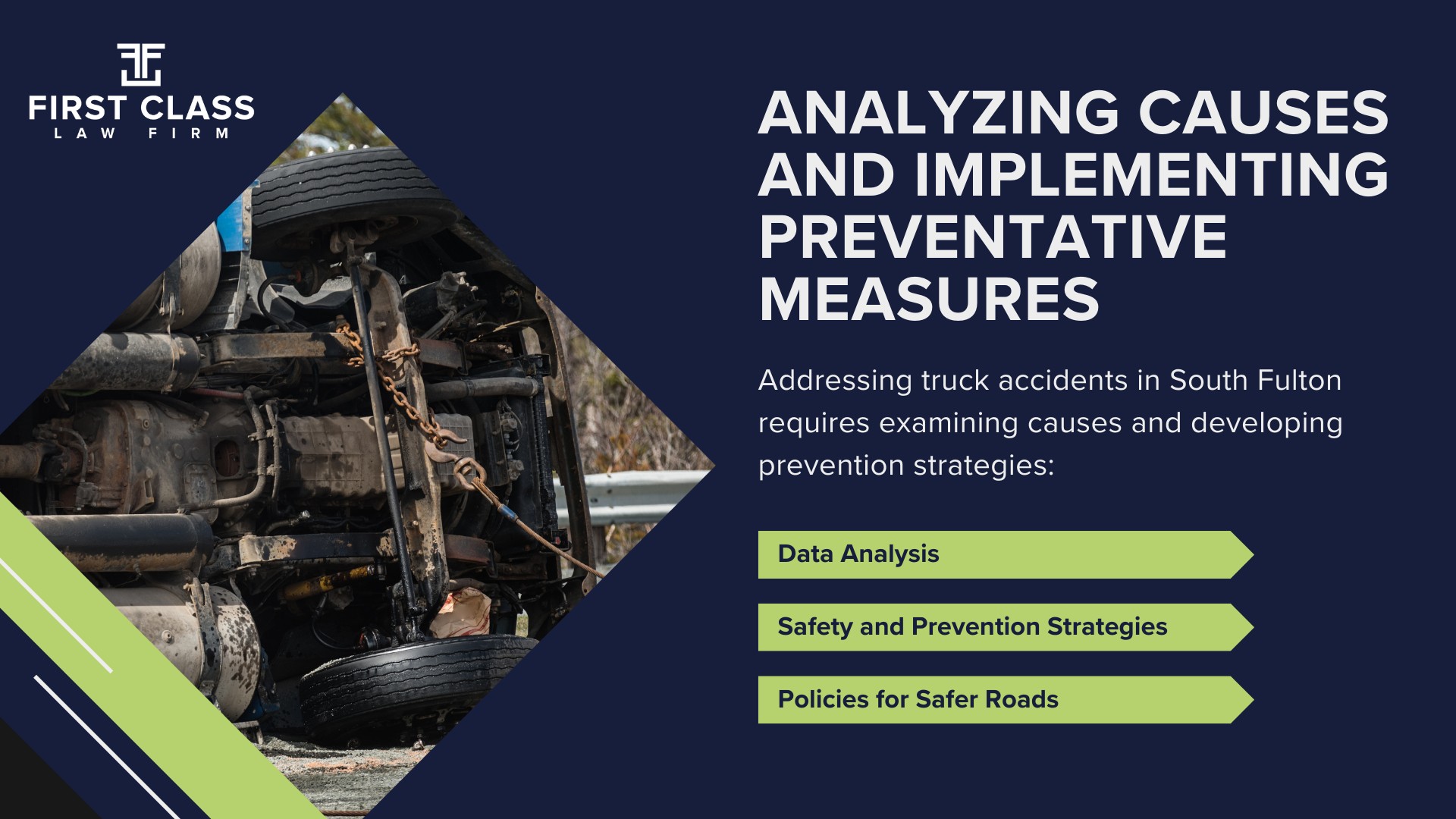 The #1 South Fulton Truck Accident Lawyer; South Fulton (GA) Truck Accident Lawyer;  General Impact of Truck Accidents in South Fulton, Georgia; Determining Causes of Truck Accidents; Implementation of Preventive Measures; General Impact of Car Accidents in South Fulton, Georgia; Analyzing Causes and Implementing Preventative Measures