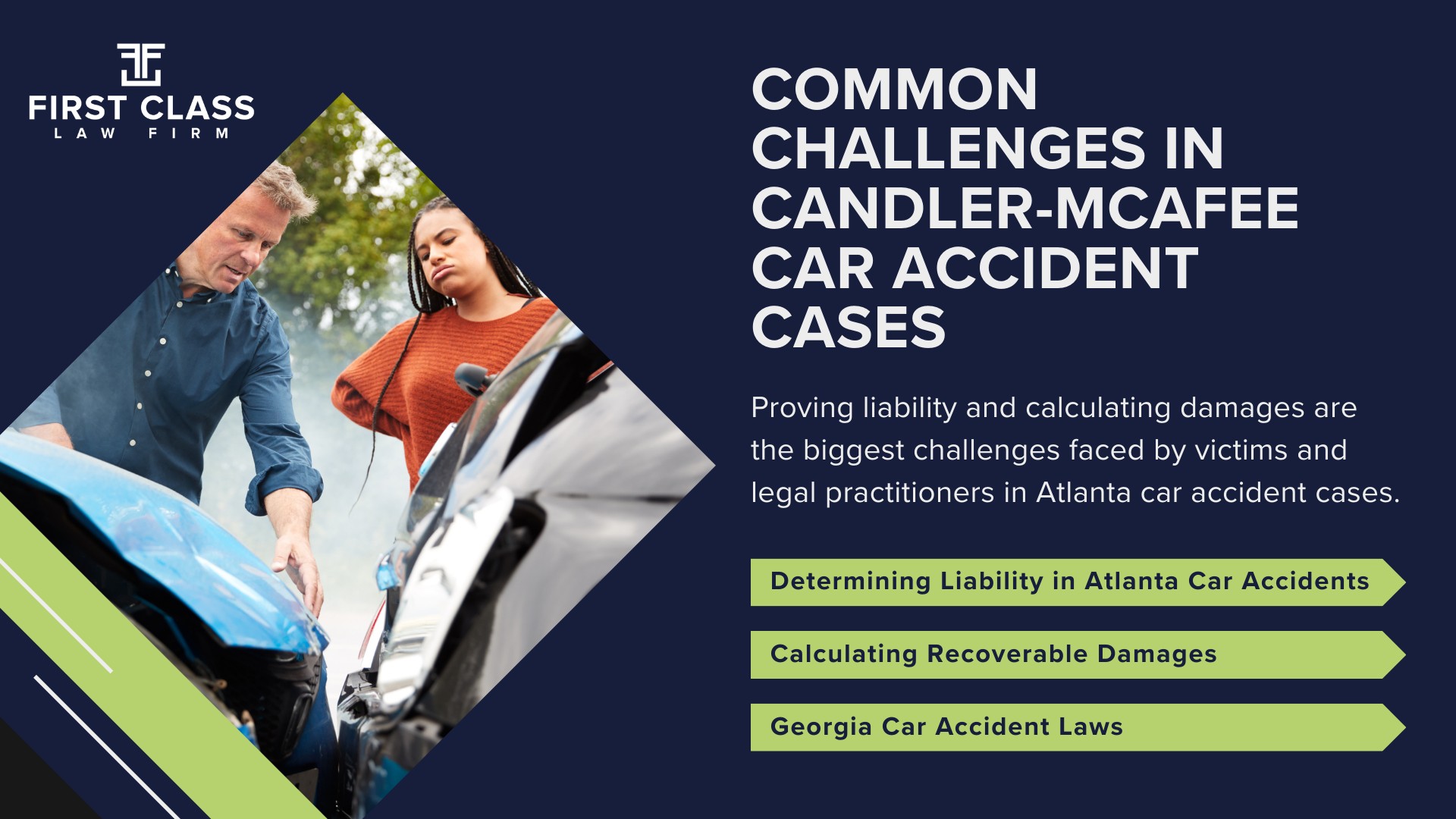 The #1 Candler-McAfee Car Accident Lawyer; Car Accidents in Candler-McAfee, Georgia (GA); General Impact of Car Accidents in Candler-McAfee, Georgia; Types of Car Accidents Handled by Candler-McAfee Car Accident Lawyers; Why You Need a Candler-McAfee Car Accident Lawyer; Common Challenges in Candler-McAfee Car Accident Cases