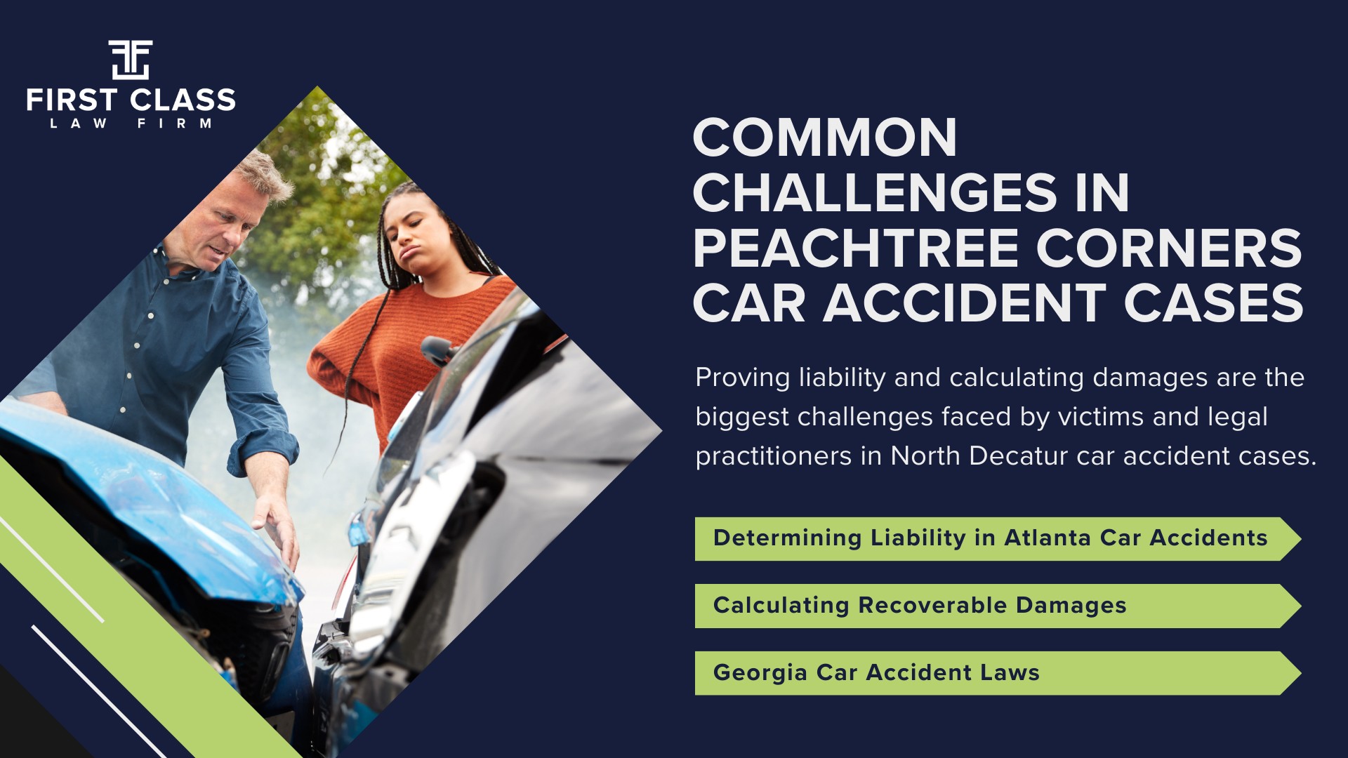 Peachtree Corners Car Accident Lawyer; The #1 Peachtree Corners Car Accident Lawyer; Car Accidents in Peachtree Corners, Georgia (GA); Types of Car Accidents Handled by Peachtree Corners Car Accident Lawyers; Why You Need a Peachtree Corners Car Accident Lawyer; Common Challenges in Peachtree Corners Car Accident Cases