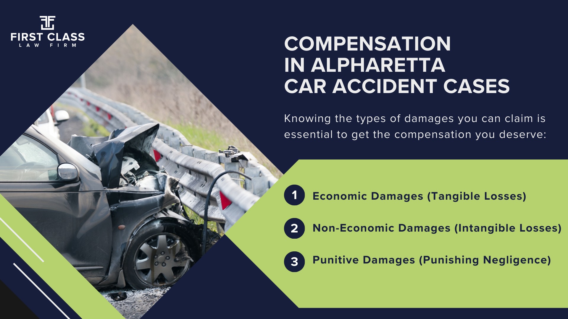 The #1 Alpharetta Car Accident Lawyer; Car Accidents in Alpharetta, Georgia (GA); General Impact of Car Accidents in Alpharetta, Georgia; Types of Car Accidents Handled by Alpharetta Car Accident Lawyers; Why You Need an Alpharetta Car Accident Lawyer; Common Challenges in Alpharetta Car Accident Cases; Compensation in Alpharetta Car Accident Cases