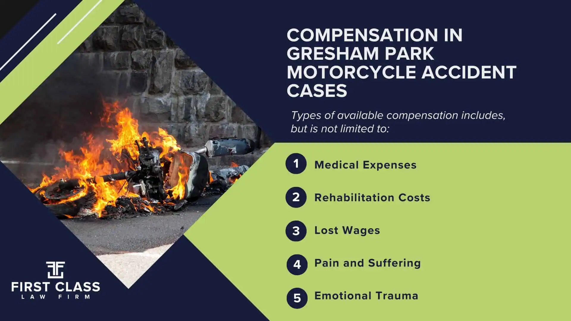 #1 Gresham Park Motorcycle Accident Lawyer; Gresham Park (GA) Motorcycle Accident Lawyer; Determining Causes and Preventative Measures; Types of Motorcycle Accidents in Georgia; Why You Need a Gresham Park Motorcycle Accident Lawyer; Common Challenges in Gresham Park Motorcycle Accident Cases; Steps to Take After a Motorcycle Accident in Gresham Park; Compensation in Gresham Park Motorcycle Accident Cases