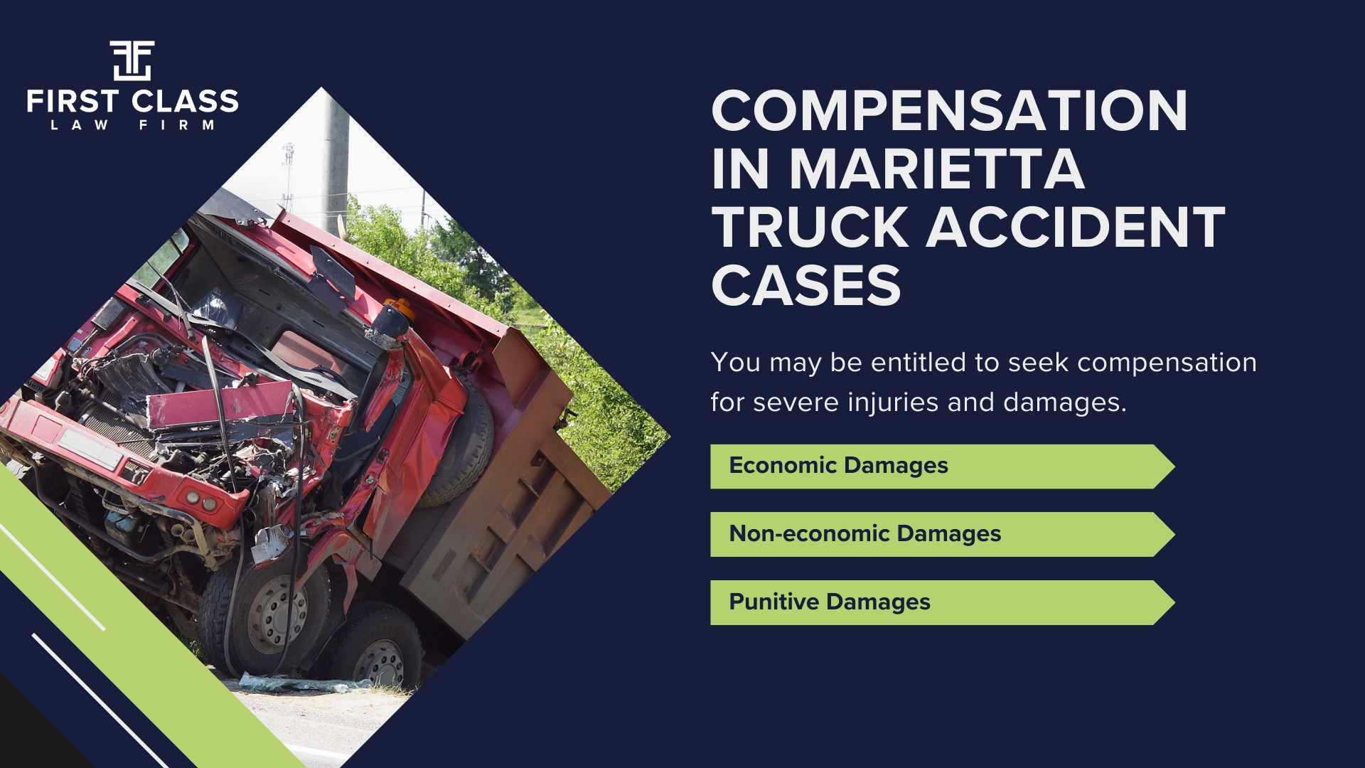 The #1 Marietta Truck Accident Lawyer; The #1 Marietta Truck Accident Lawyer; Marietta (GA) Truck Accident Lawyer; General Impact of Truck Accidents in Marietta, Georgia; Determining Causes of Truck Accidents; Implementation of Preventive Measures; General Impact of Truck Accidents in Marietta, Georgia; Analyzing Causes and Implementing Preventative Measures; Why You Need a Marietta Truck Accident Lawyer; Types of Truck Accidents Handled by Marietta Truck Accident Lawyers; Common Challenges in Marietta Truck Accident Cases; Steps to Take After a Truck Accident in Marietta; Compensation in Marietta Truck Accident Cases