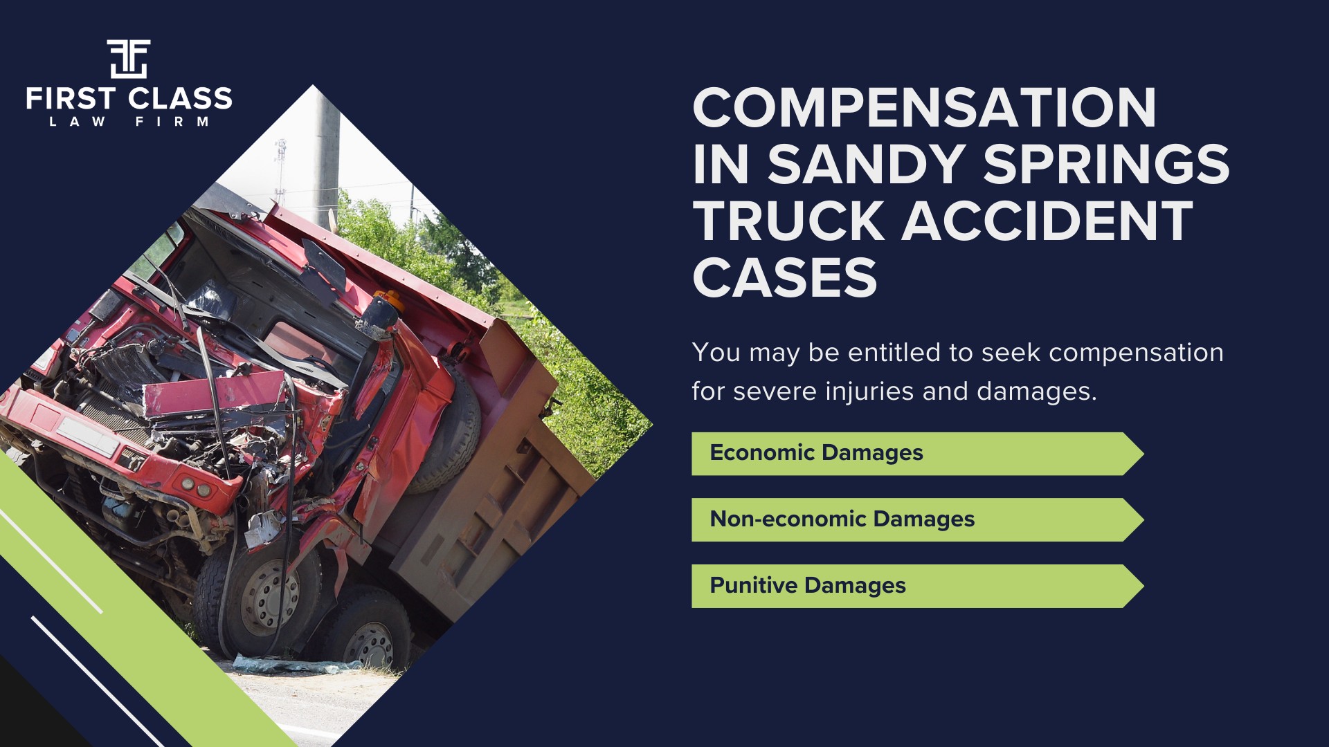 The #1 Sandy Springs Truck Accident Lawyer; Sandy Springs (GA) Truck Accident Lawyer;  General Impact of Car Accidents in Sandy Springs, Georgia; Determining Causes of Truck Accidents; Implementation of Preventive Measures; General Impact of Car Accidents in Sandy Springs, Georgia; Analyzing Causes and Implementing Preventative Measures; Why You Need a Sandy Springs Truck Accident Lawyer; Types of Truck Accidents Handled by Sandy Springs Truck Accident Lawyers; Common Challenges in Sandy Springs Truck Accident Cases; Compensation in Sandy Springs Truck Accident Cases