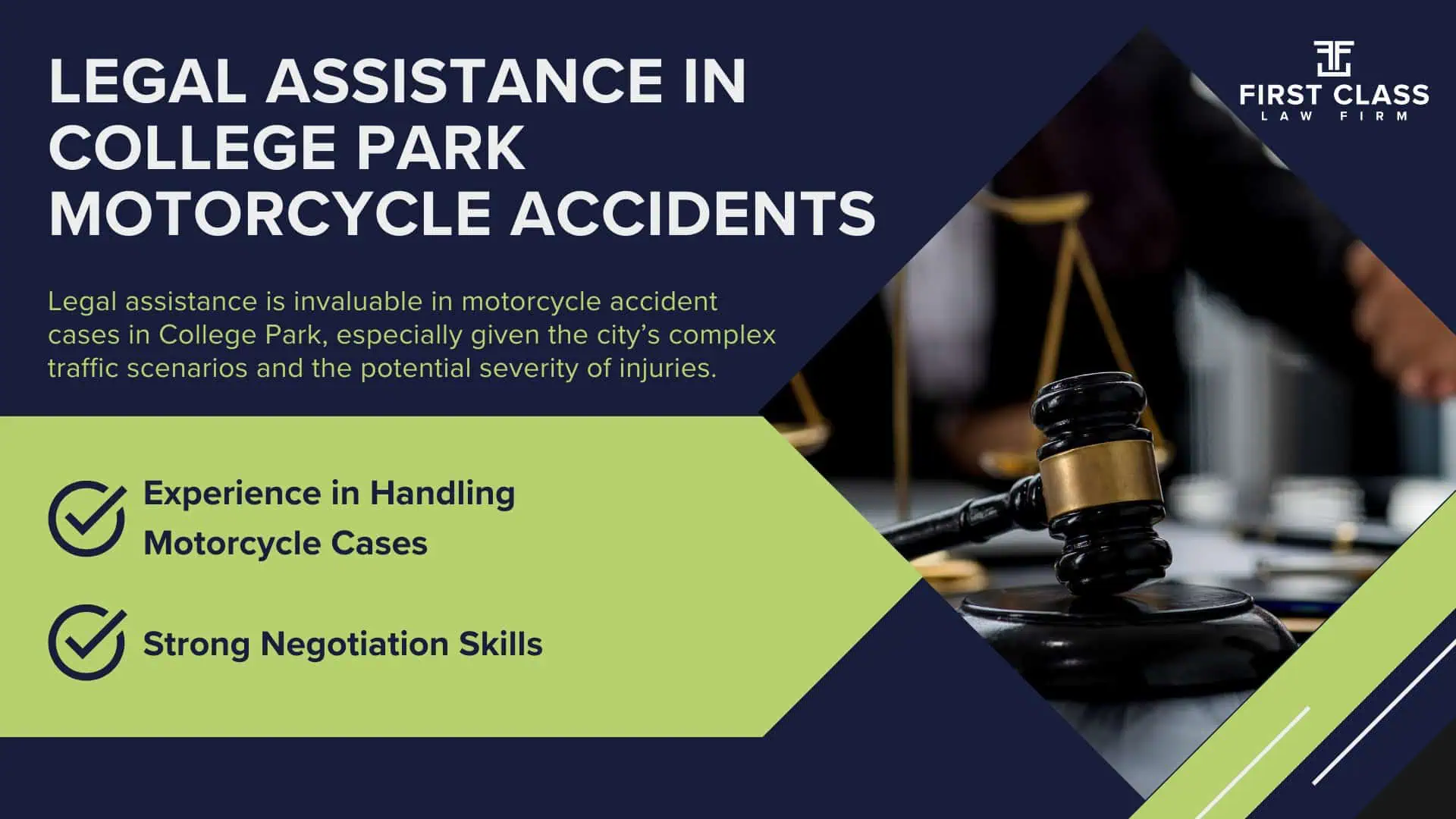 #1 College Park Motorcycle Accident Lawyer; College Park (GA) Motorcycle Accident Lawyer; Types of Motorcycle Accidents in Georgia; Why You Need a College Park Motorcycle Accident Lawyer; Common Challenges in College Park Motorcycle Accident Cases; Steps to Take After a Motorcycle Accident in College Park; Legal Assistance in College Park Motorcycle Accidents