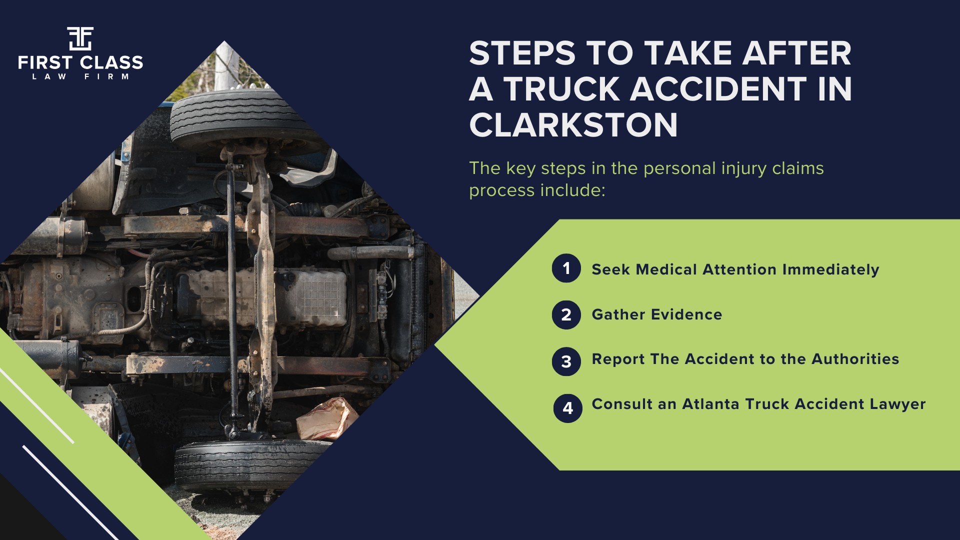 Common Challenges in Clarkston Truck Accident Cases; Steps to Take After a Truck Accident in Clarkston