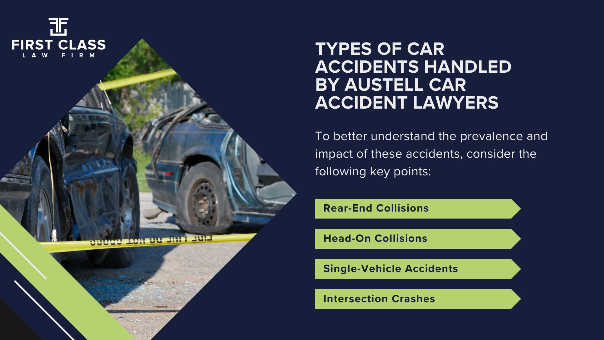 The #1 Austell Car Accident Lawyer; Car Accidents in Austell, Georgia (GA); General Impact of Car Accidents in Austell, Georgia; Determining Causes and Implementation of Preventative Measures; Types of Car Accidents Handled by Austell Car Accident Lawyers