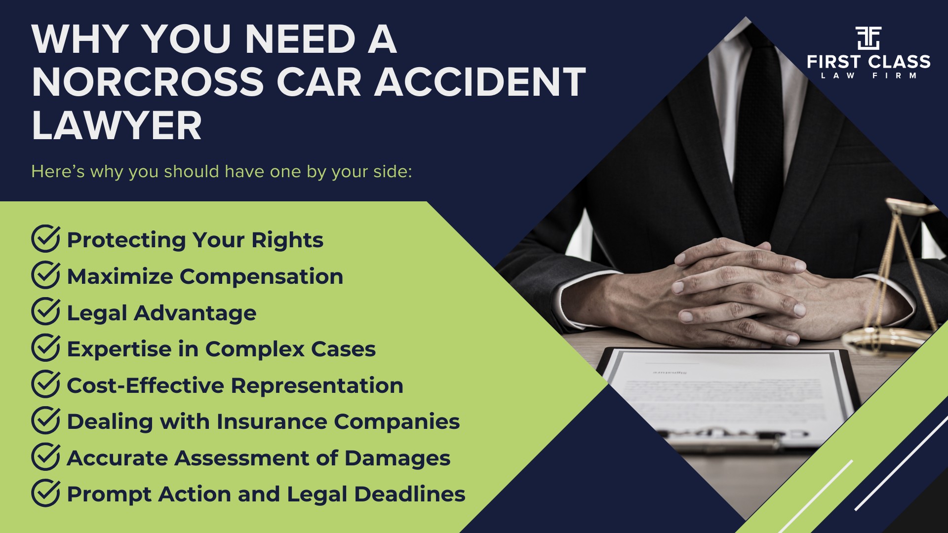 The #1 Norcross Car Accident Lawyer; Car Accidents in Norcross, Georgia (GA); General Impact of Car Accidents in Norcross, Georgia; Determining Causes and Implementation of Preventative Measures; Types of Car Accidents Handled by Norcross Car Accident Lawyers; Why You Need a Norcross Car Accident Lawyer