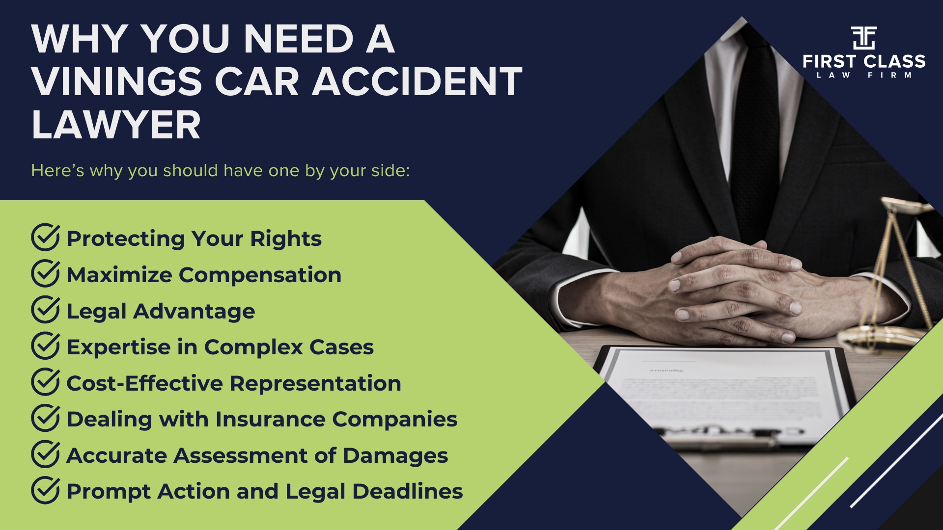 The #1 Vinings Car Accident Lawyer; Car Accidents in Vinings, Georgia (GA); General Impact of Car Accidents in Vinings, Georgia; Types of Car Accidents Handled by Vinings Car Accident Lawyers; Why You Need a Vinings Car Accident Lawyer