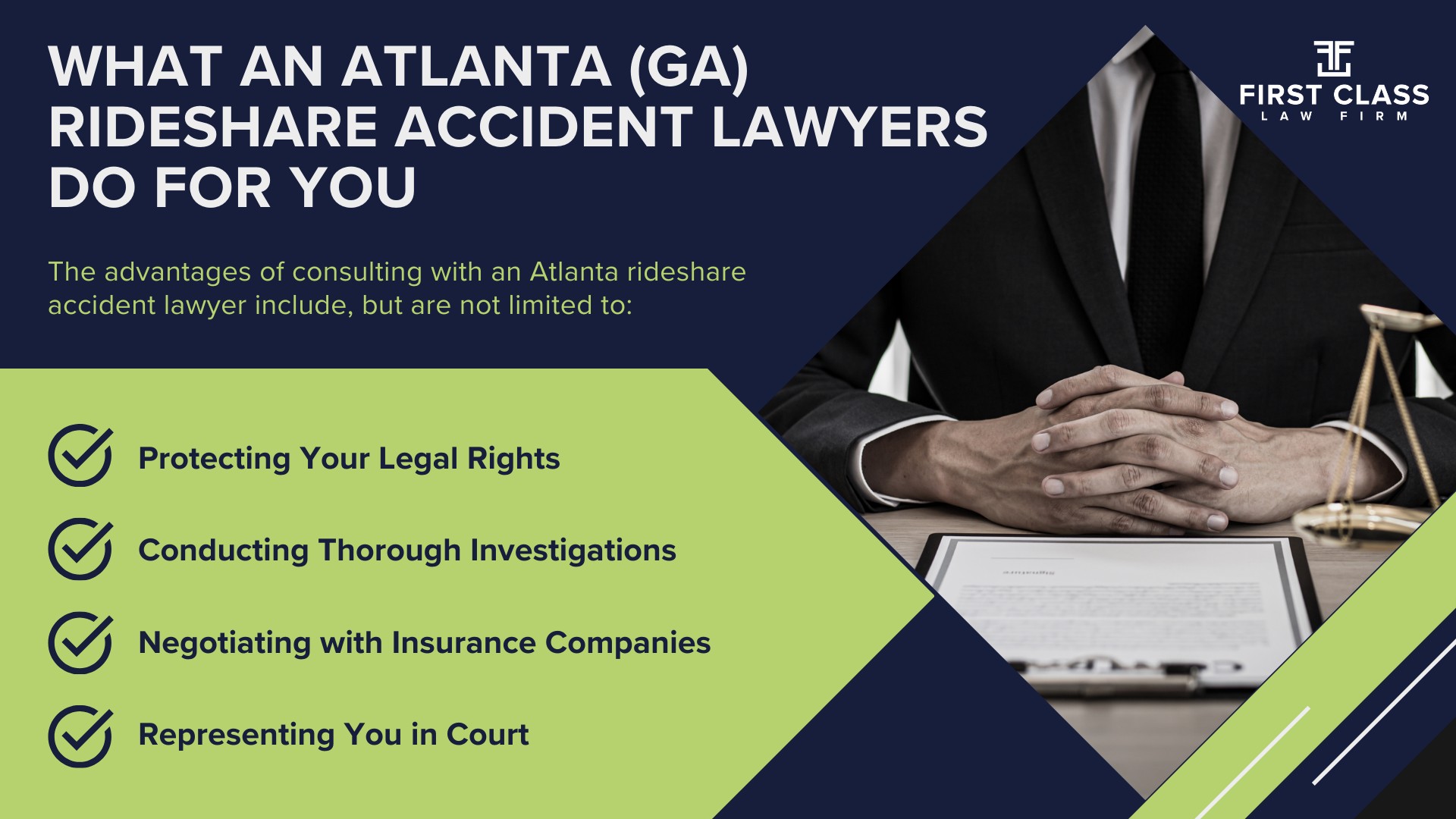 the #1 ATLANTA RIDESHARE Accident Lawyer; What AN Atlanta (GA) Rideshare Accident Lawyers Do For You