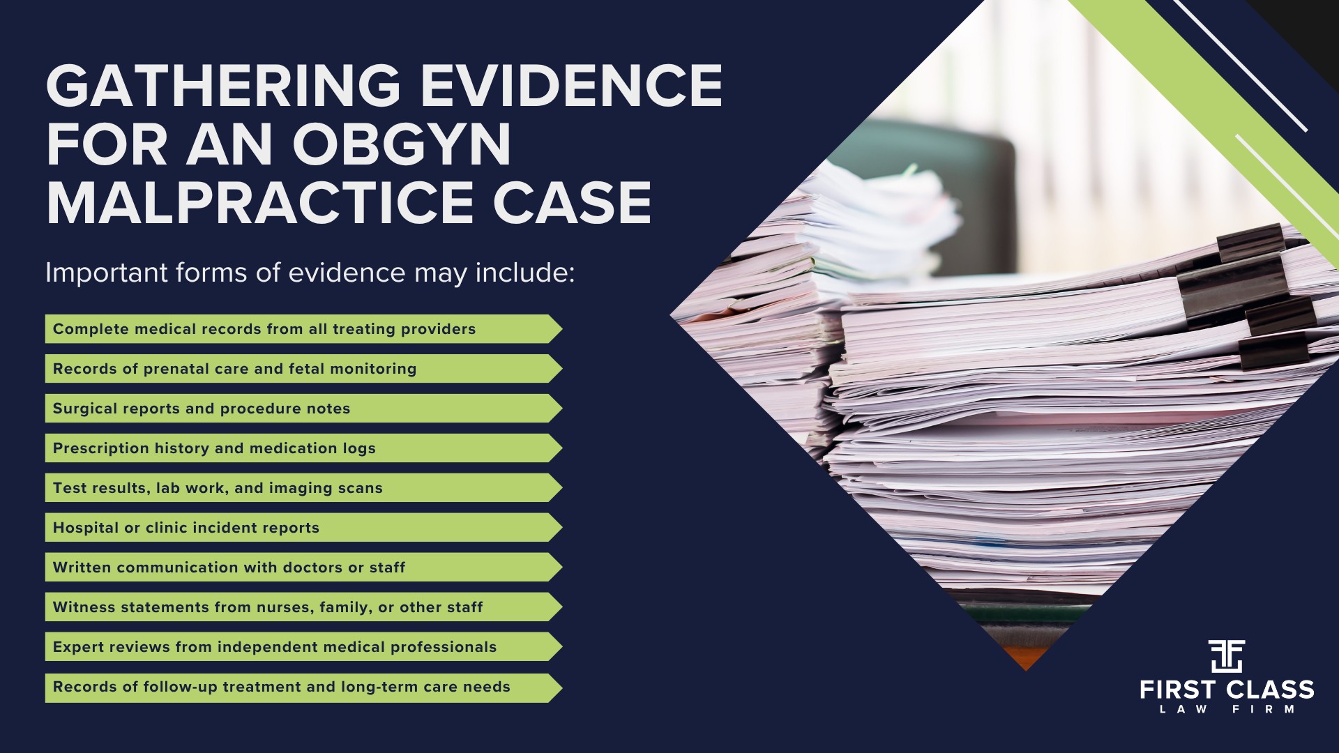 Types of OB_GYN Malpractice and Negligence Explained; Steps to Take If you Suspect OBGYN Malpractice; Who Can Be Held Liable in OB_GYN Malpractice Cases; Gathering Evidence for an OBGYN Malpractice Case