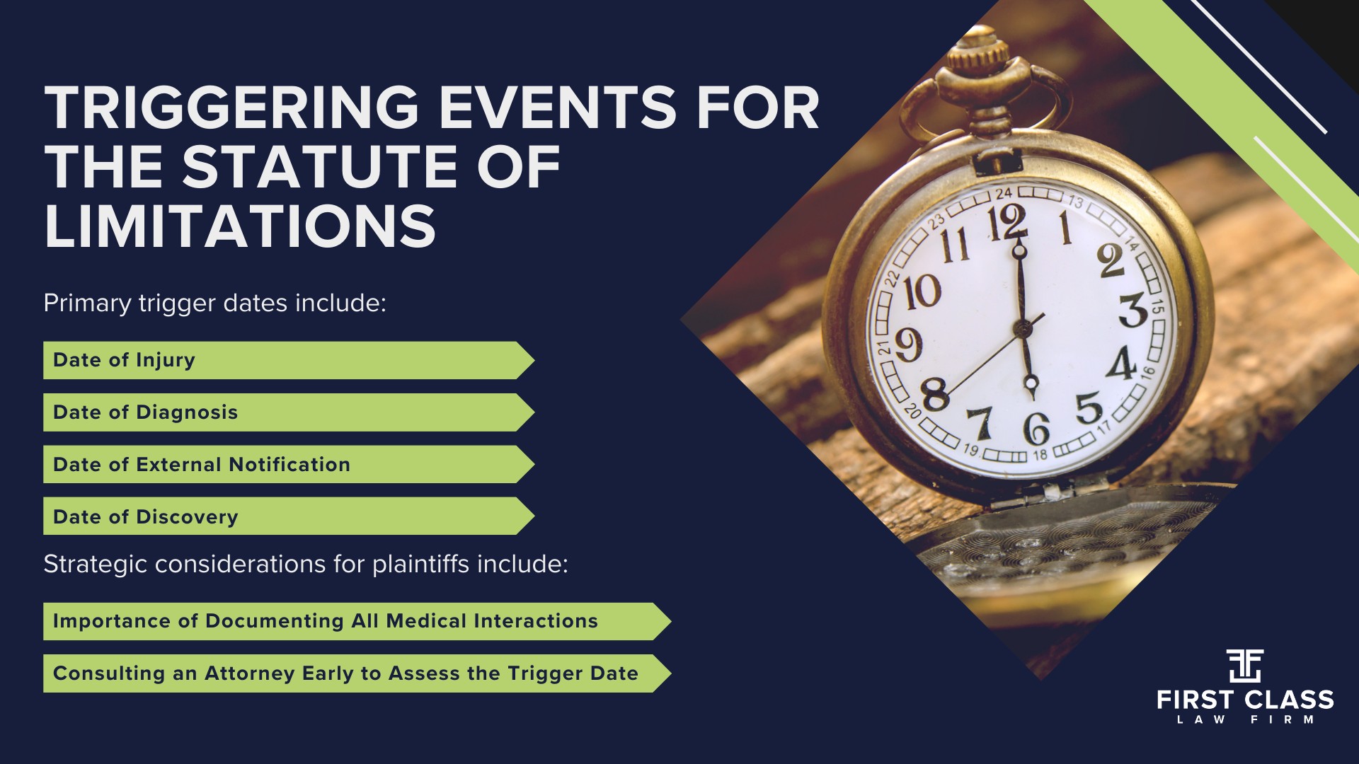 Understanding Georgia’s Statute of Limitations for Medical Malpractice; The Statute of Repose in Georgia for Medical Malpractice; The Discovery Rule and Delayed Injury Recognition; Triggering Events for the Statute of Limitations