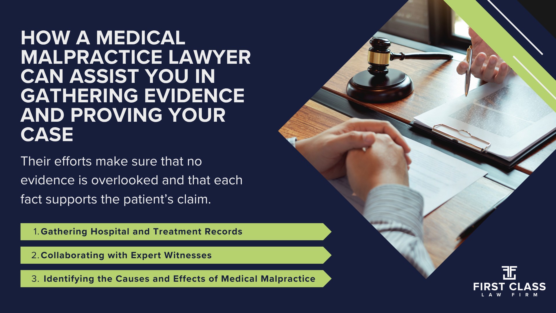 Common Types of Birth Injuries Explained; Steps to Take If You Suspect Medical Malpractice or Negligence Caused Birth Injuries; Gathering Evidence for Birth Injury Lawsuits; How Do You Prove a Medical Malpractice Suit in Georgia; Collecting Evidence to Prove Medical Errors and Malpractice_ An Overview; The Importance of Evidence in a Medical Malpractice Suit; What is an Affidavit of Merit in a Georgia Medical Malpractice Case; How a Medical Malpractice Lawyer Can Assist You in Gathering Evidence and Proving Your Case; Do You Qualify for a Medical Malpractice Claim; First Class - The Atlanta Personal Injury Law Firm_ Your Georgia Medical Malpractice Attorney; How a Medical Malpractice Lawyer Can Assist You in Gathering Evidence and Proving Your Case