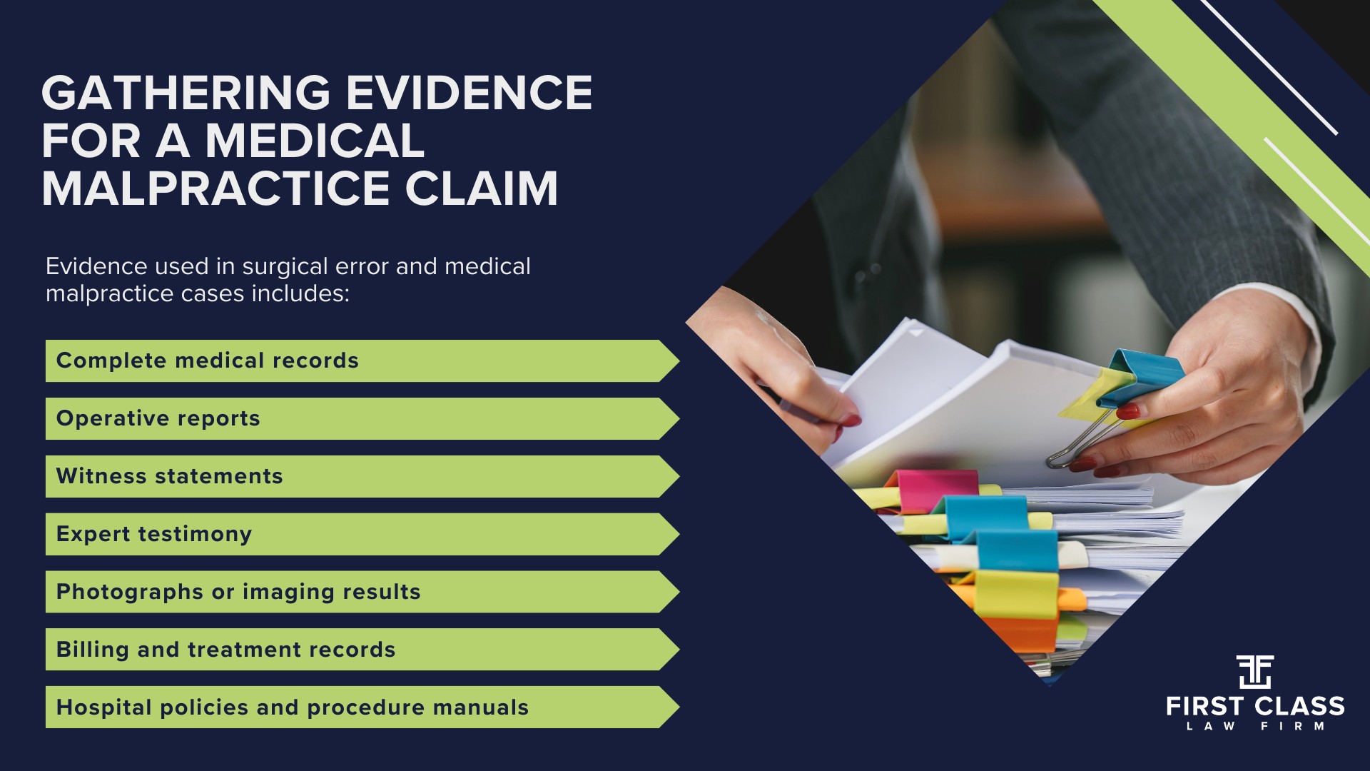 What Counts as a Surgical Error; Common Types of Surgical Errors and How Surgical Errors Occur; Georgia's Standard of Care and Proving Negligence; Deadlines in Georgia Surgical Error Cases; What is an Affidavit of Merit in a Medical Malpractice Lawsuit; Do I Have a Surgical Error Lawsuit; Gathering Evidence for a Medical Malpractice Claim
